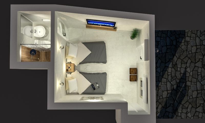 ホテル Mina Town Hillside Mykonos Town エクステリア 写真